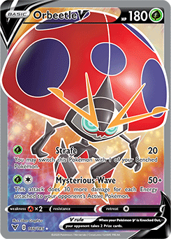 Sword & Shield Vivid Voltage 166/185 Orbeetle V