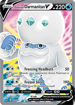 Sword & Shield Vivid Voltage 169/185 Galarian Darmanitan V