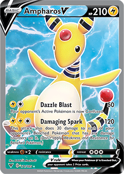 Sword & Shield Vivid Voltage 171/185 Ampharos V