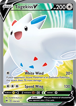 Sword & Shield Vivid Voltage 178/185 Togekiss V