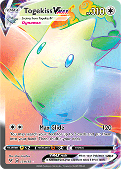 Sword & Shield Vivid Voltage 191/185 Togekiss VMAX