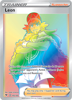Sword & Shield Vivid Voltage 195/185 Leon