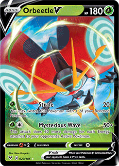 Sword & Shield Vivid Voltage 020/185 Orbeetle V