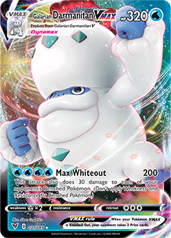 Sword & Shield Vivid Voltage 037/185 Galarian Darmanitan VMAX