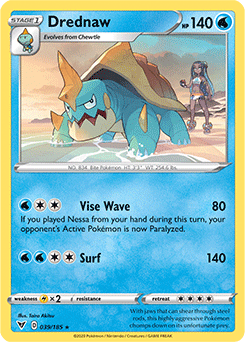 Sword & Shield Vivid Voltage 039/185 Drednaw