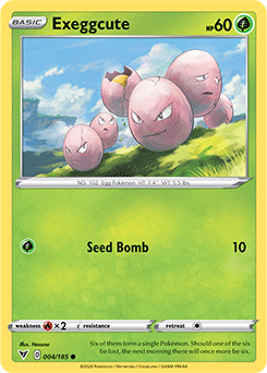 Sword & Shield Vivid Voltage 004/185 Exeggcute