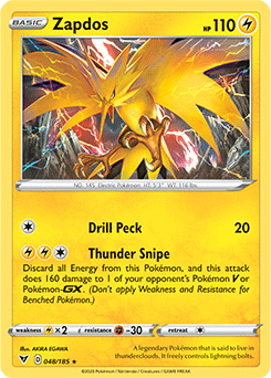 Sword & Shield Vivid Voltage 048/185 Zapdos