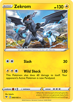 Sword & Shield Vivid Voltage 060/185 Zekrom