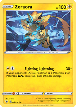 Sword & Shield Vivid Voltage 061/185 Zeraora