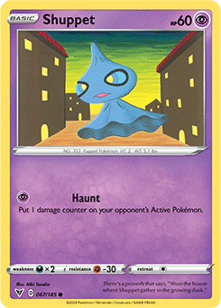 Sword & Shield Vivid Voltage 067/185 Shuppet