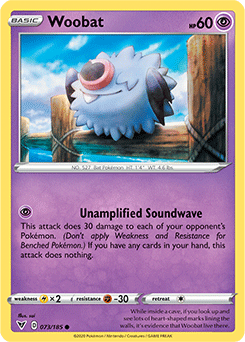 Sword & Shield Vivid Voltage 073/185 Woobat