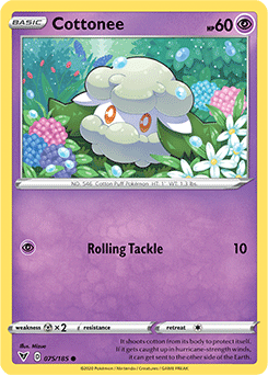 Sword & Shield Vivid Voltage 075/185 Cottonee