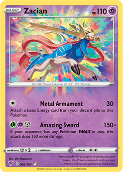 Sword & Shield Vivid Voltage 082/185 Zacian
