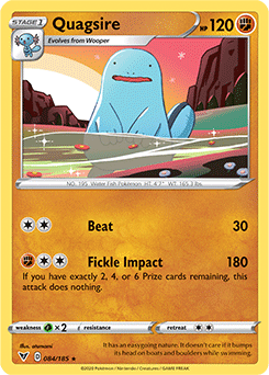 Sword & Shield Vivid Voltage 084/185 Quagsire