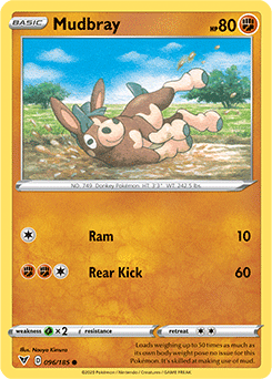 Sword & Shield Vivid Voltage 096/185 Mudbray