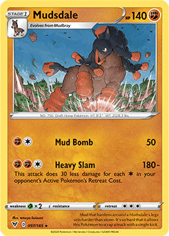 Sword & Shield Vivid Voltage 097/185 Mudsdale