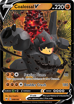 Sword & Shield Vivid Voltage 098/185 Coalossal V