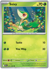 Scarlet & Violet Black Bolt 001/086 Snivy Reverse Holo