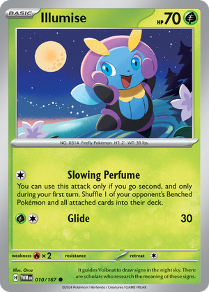 Scarlet & Violet Twilight Masquerade 010/167 Illumise Reverse Holo