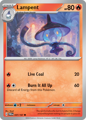 Scarlet & Violet Twilight Masquerade 037/167 Lampent