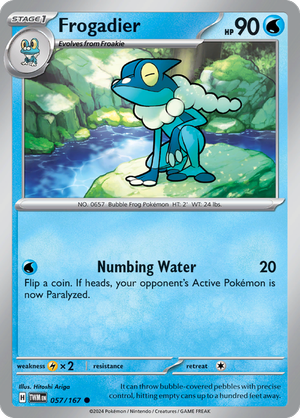 Scarlet & Violet Twilight Masquerade 057/167 Frogadier