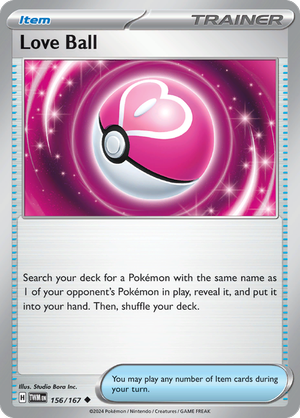 Scarlet & Violet Twilight Masquerade 156/167 Love Ball Reverse Holo