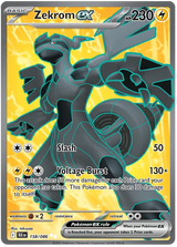 Scarlet & Violet Black Bolt 158/086 Zekrom ex Full Art
