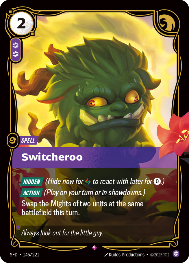 Riftbound: League of Legends TCG Spiritforged 145/221 Switcheroo