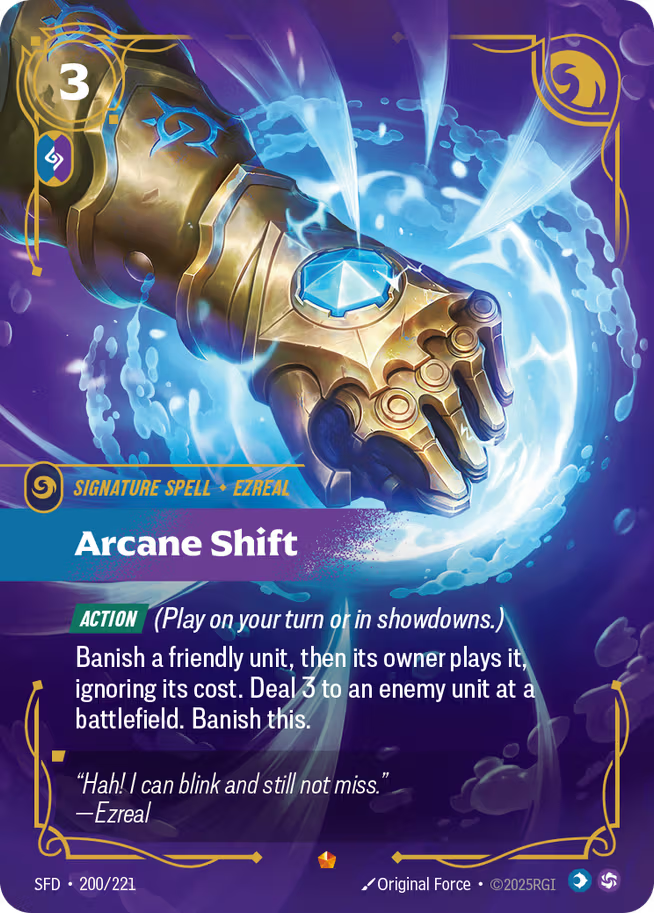 Riftbound: League of Legends TCG Spiritforged 200/221 Arcane Shift