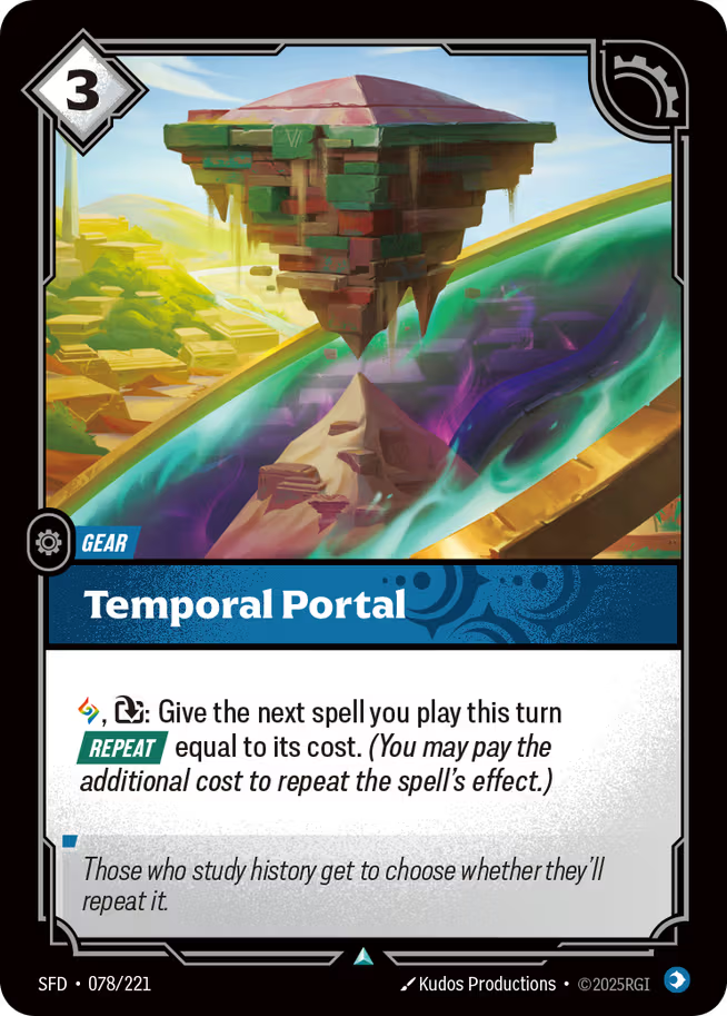 Riftbound: League of Legends TCG Spiritforged 078/221 Temporal Portal