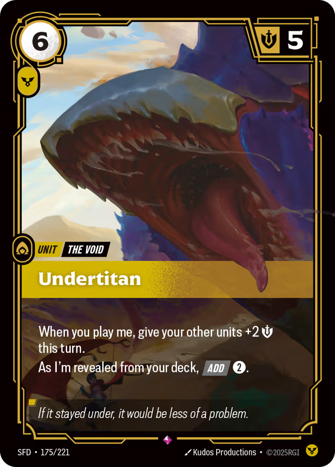 Riftbound: League of Legends TCG Spiritforged 175/221 Undertitan
