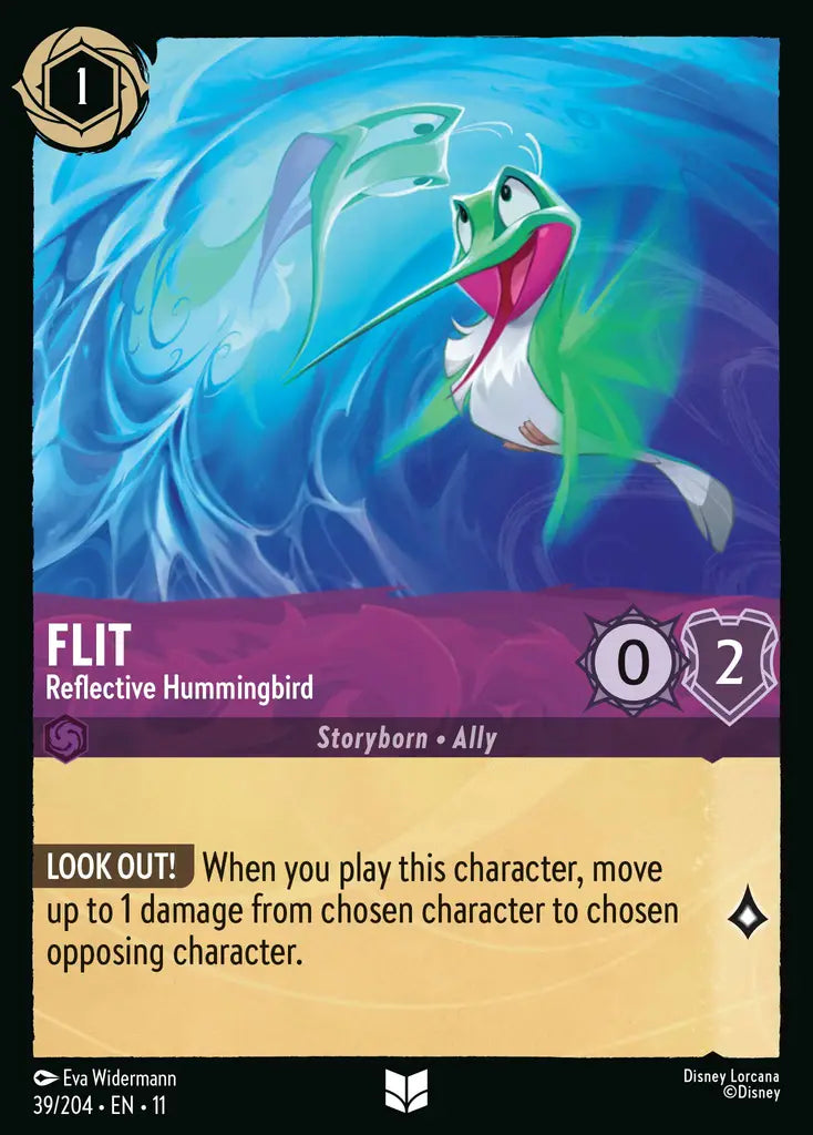 Disney Lorcana Winterspell 039/204 Flit - Reflective Hummingbird
