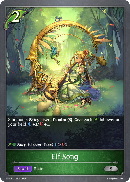 Cosmic Mythos BP04-013 Elf Song