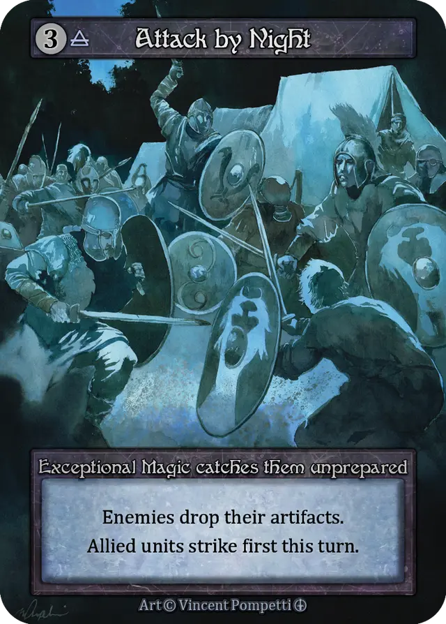 Sorcery Contested Realm Arthurian Legends - Attack by Night