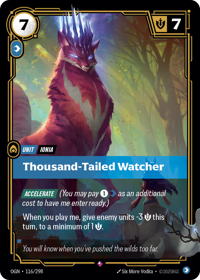Riftbound: League of Legends TCG Origins 116/289 Thousand-Tailed Watcher