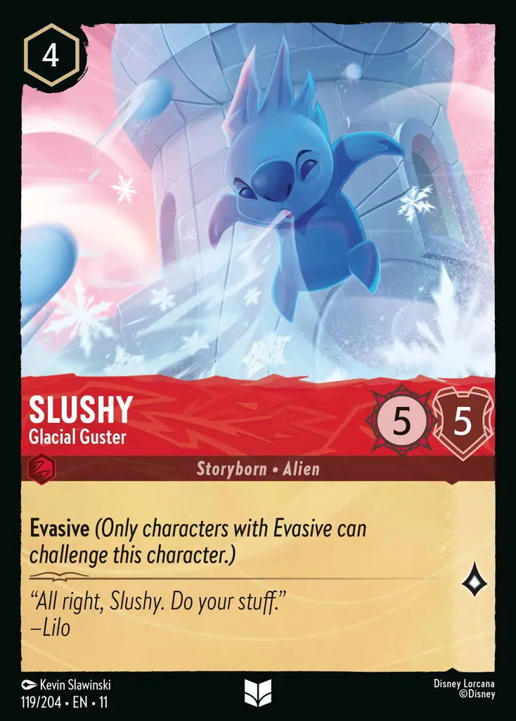 Disney Lorcana Winterspell 119/204 Slushy - Glacial Guster