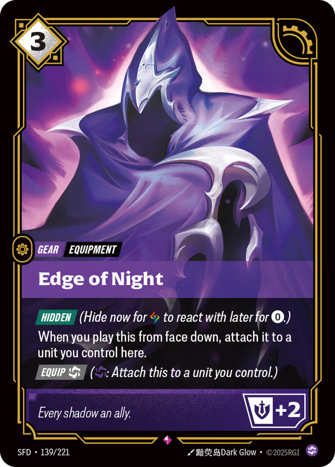 Riftbound: League of Legends TCG Spiritforged 139/221 Edge of Night
