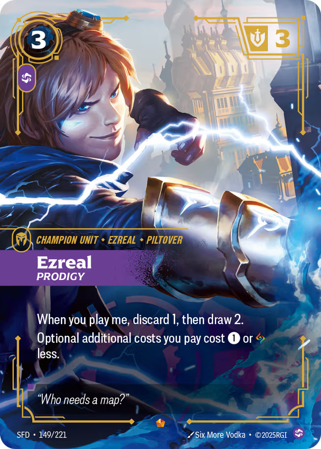 Riftbound: League of Legends TCG Spiritforged 149/221 Ezreal, Prodigy