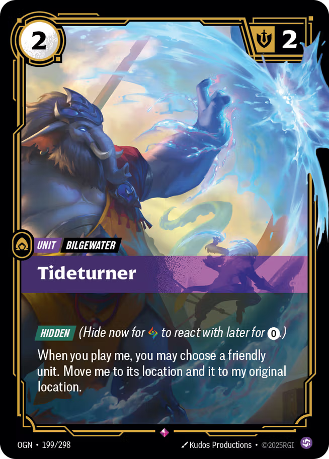 Riftbound: League of Legends TCG Origins 199/289 Tideturner