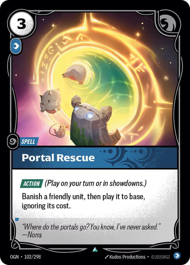Riftbound: League of Legends TCG Origins 102/289 Portal Rescue