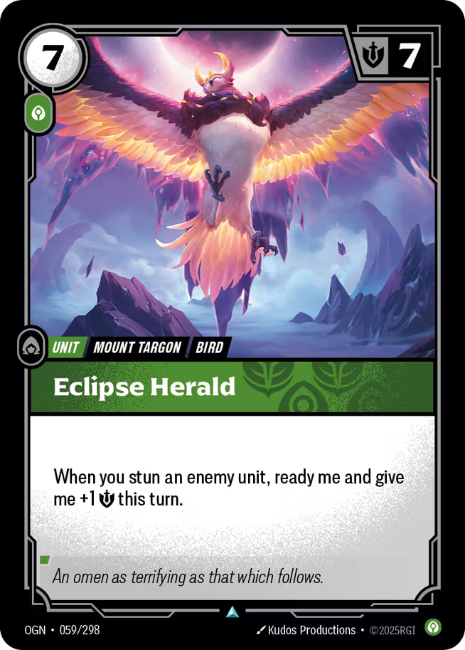 Riftbound: League of Legends TCG Origins 059/289 Eclipse Herald