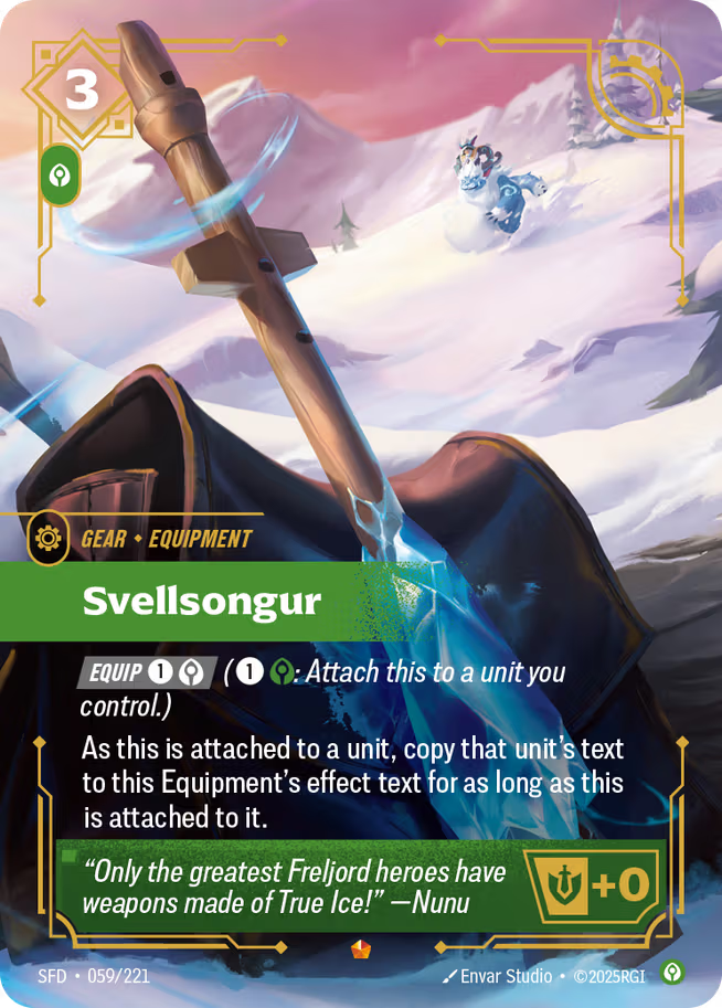 Riftbound: League of Legends TCG Spiritforged 059/221 Svellsongur