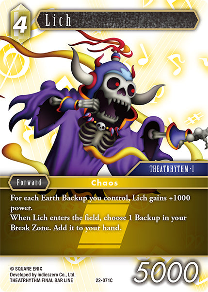 Final Fantasy Opus XXII - 22-071 Lich