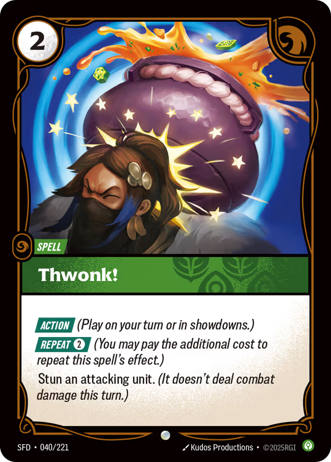 Riftbound: League of Legends TCG Spiritforged 040/221 Thwonk!