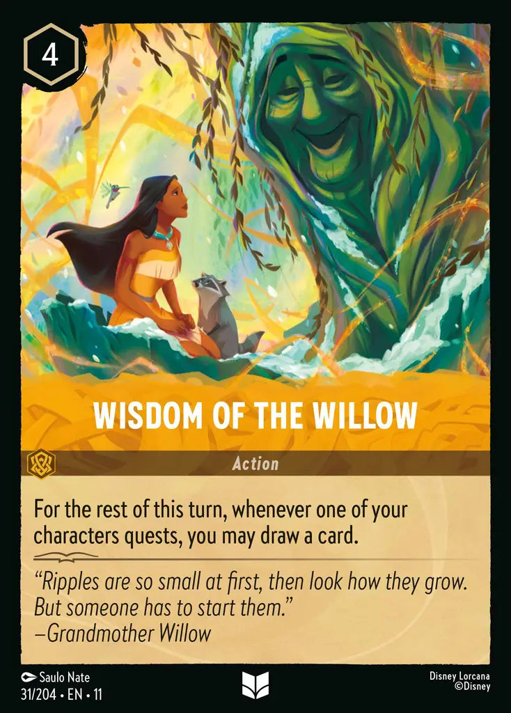 Disney Lorcana Winterspell 031/204 Wisdom of the Willow