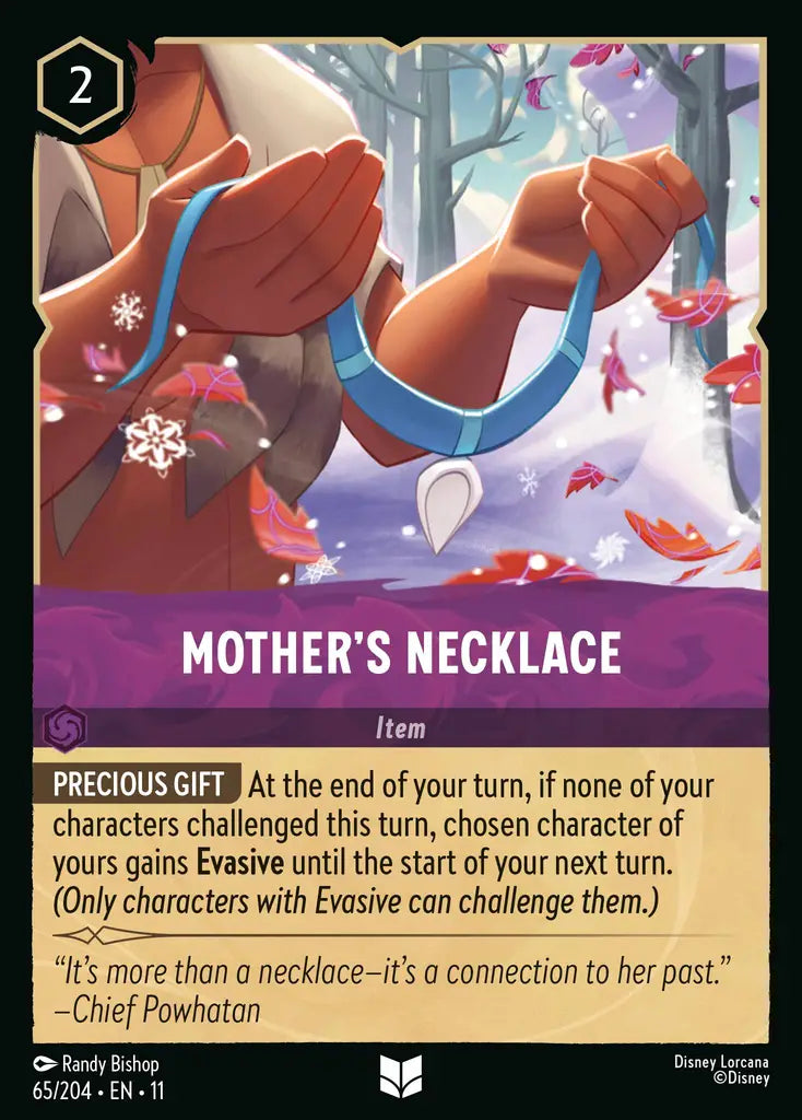 Disney Lorcana Winterspell 065/204 Mother's Necklace