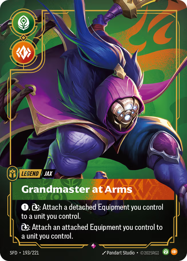 Riftbound: League of Legends TCG Spiritforged 193/221 Grandmaster at Arms