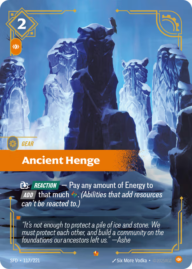 Riftbound: League of Legends TCG Spiritforged 117/221 Ancient Henge