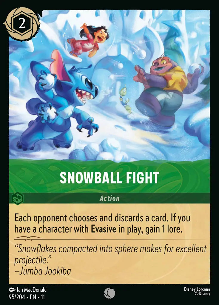 Disney Lorcana Winterspell 095/204 Snowball Fight
