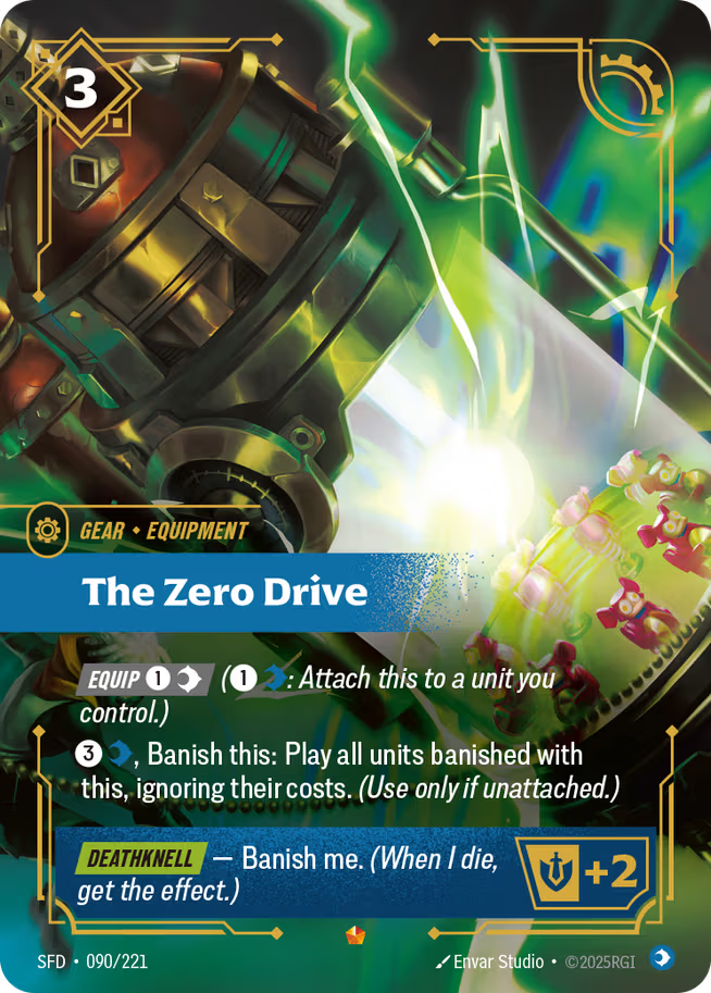 Riftbound: League of Legends TCG Spiritforged 090/221 The Zero Drive